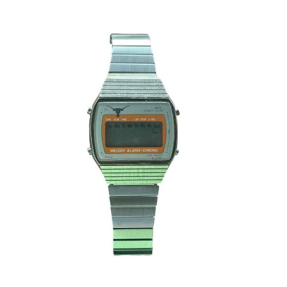 University Of Texas Collage Vintage Wristwatch Athlon Corp. Case incl - Picture 1 of 5